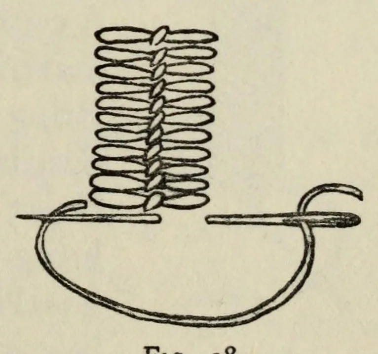 An illustration from An embroidery book, 1920, leaf 101