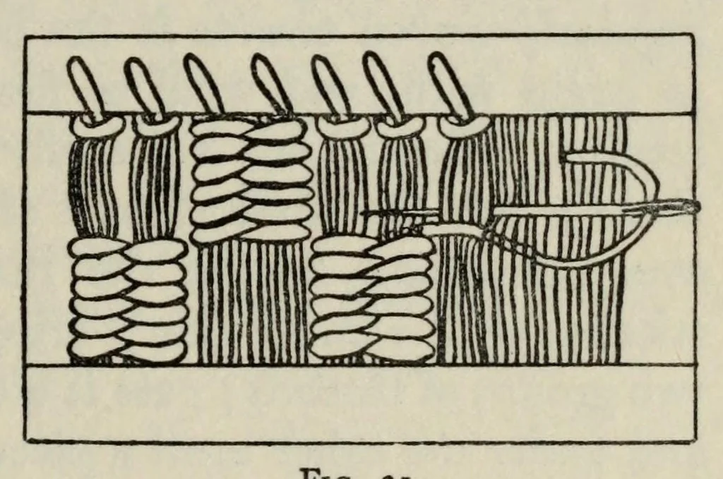 An illustration from An embroidery book, 1920, leaf 137