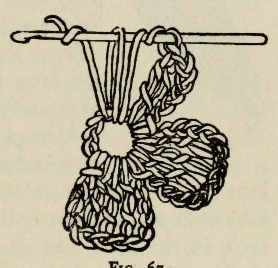 An illustration from An embroidery book, 1920, leaf 205