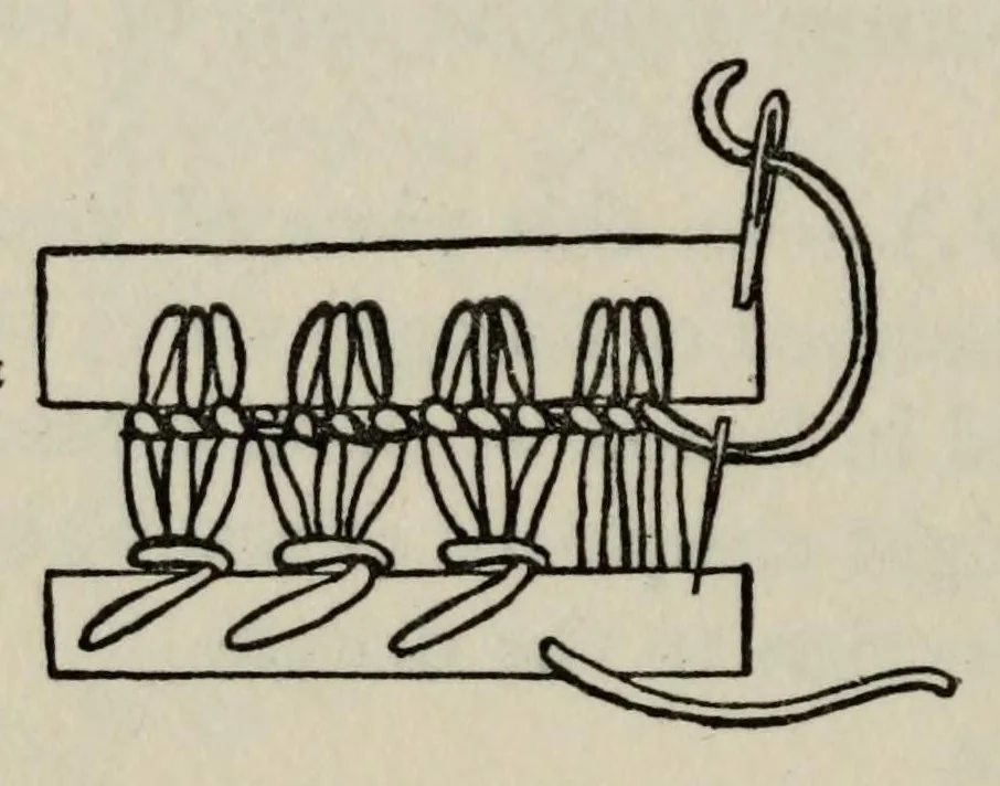 An illustration from An embroidery book, 1920, leaf 84
