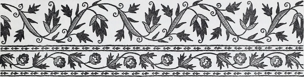 An illustration from Embroidery : a collection of articles on subjects connected with the study of fine needlework, including stitches, materials, methods of work, and designing, and history ..., 1909, leaf 10