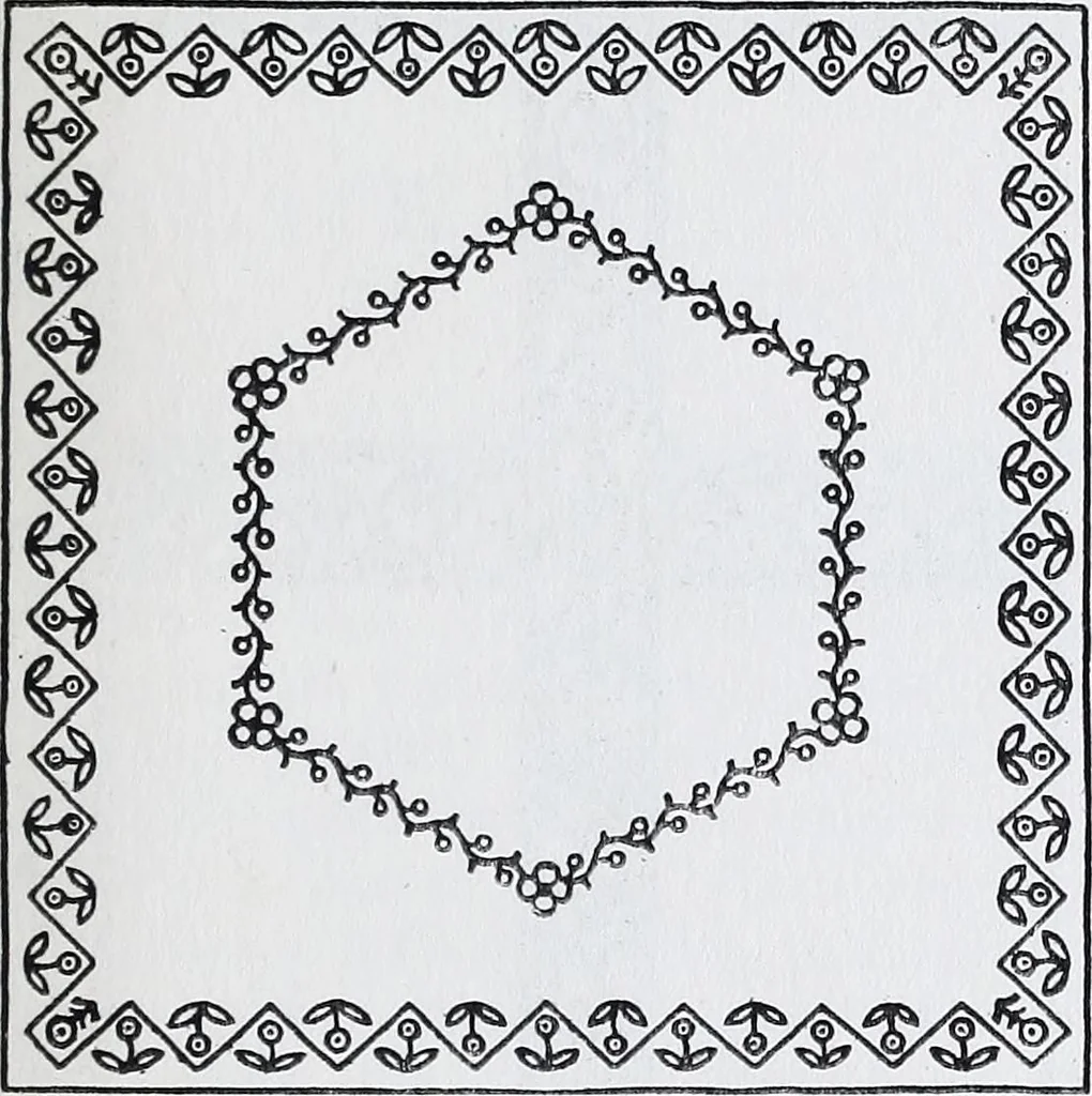 An illustration from Embroidery : a collection of articles on subjects connected with the study of fine needlework, including stitches, materials, methods of work, and designing, and history ..., 1909, leaf 110