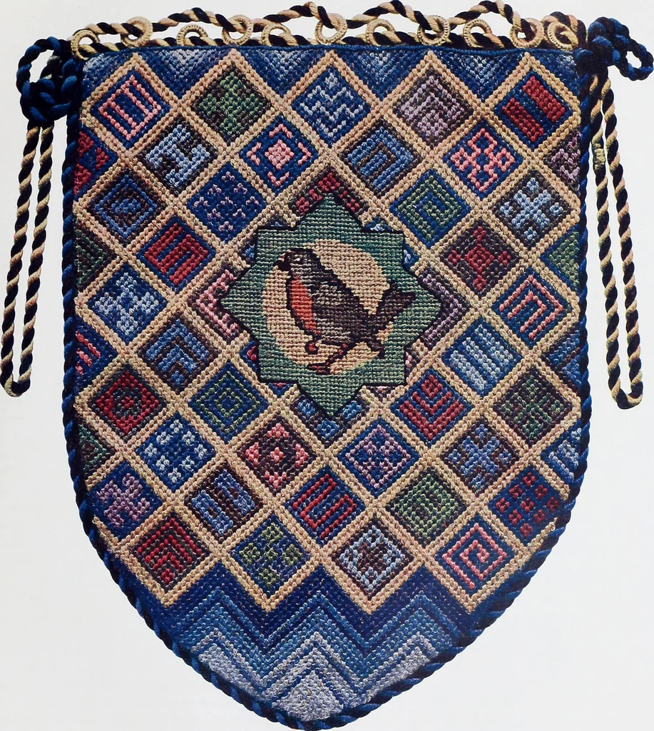 An illustration from Embroidery : a collection of articles on subjects connected with the study of fine needlework, including stitches, materials, methods of work, and designing, and history ..., 1909, leaf 130