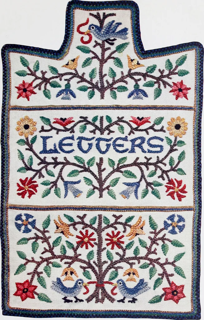 An illustration from Embroidery : a collection of articles on subjects connected with the study of fine needlework, including stitches, materials, methods of work, and designing, and history ..., 1909, leaf 14