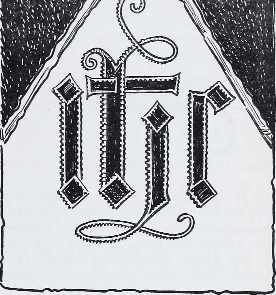 An illustration from Embroidery : a collection of articles on subjects connected with the study of fine needlework, including stitches, materials, methods of work, and designing, and history ..., 1909, leaf 146