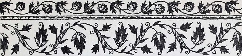 An illustration from Embroidery : a collection of articles on subjects connected with the study of fine needlework, including stitches, materials, methods of work, and designing, and history ..., 1909, leaf 162