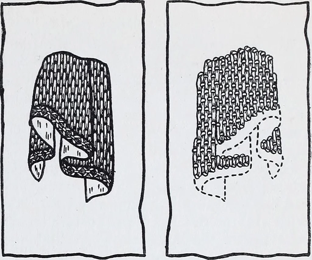 An illustration from Embroidery : a collection of articles on subjects connected with the study of fine needlework, including stitches, materials, methods of work, and designing, and history ..., 1909, leaf 166