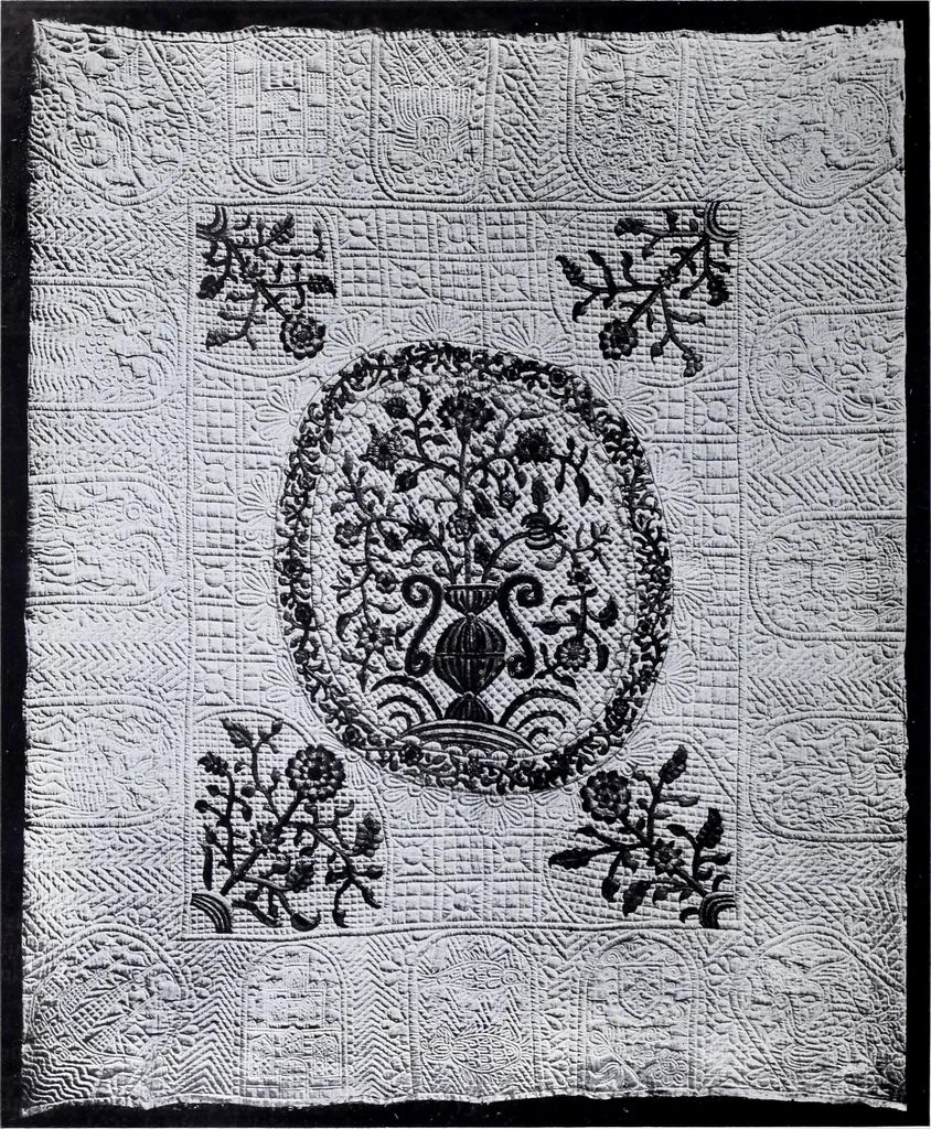 An illustration from Embroidery : a collection of articles on subjects connected with the study of fine needlework, including stitches, materials, methods of work, and designing, and history ..., 1909, leaf 199