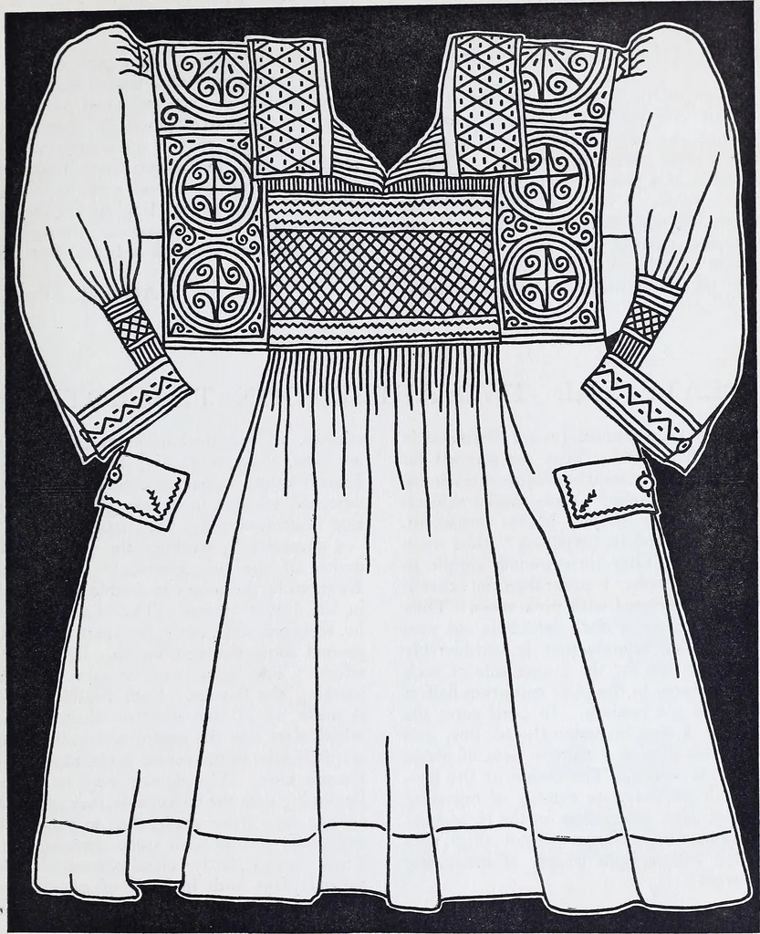 An illustration from Embroidery : a collection of articles on subjects connected with the study of fine needlework, including stitches, materials, methods of work, and designing, and history ..., 1909, leaf 202