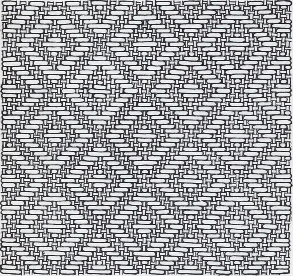 An illustration from Embroidery : a collection of articles on subjects connected with the study of fine needlework, including stitches, materials, methods of work, and designing, and history ..., 1909, leaf 207