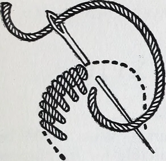 An illustration from Embroidery : a collection of articles on subjects connected with the study of fine needlework, including stitches, materials, methods of work, and designing, and history ..., 1909, leaf 220
