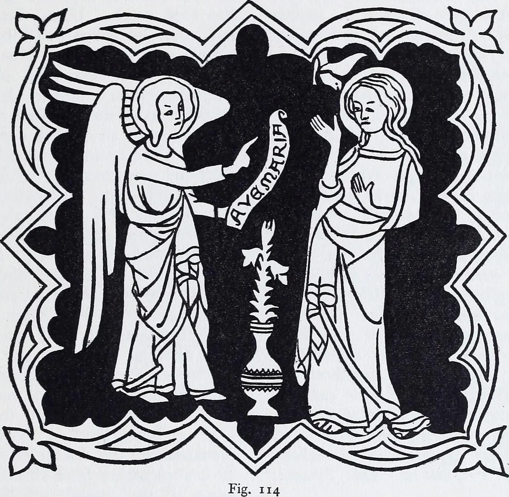 An illustration from Embroidery : a collection of articles on subjects connected with the study of fine needlework, including stitches, materials, methods of work, and designing, and history ..., 1909, leaf 230