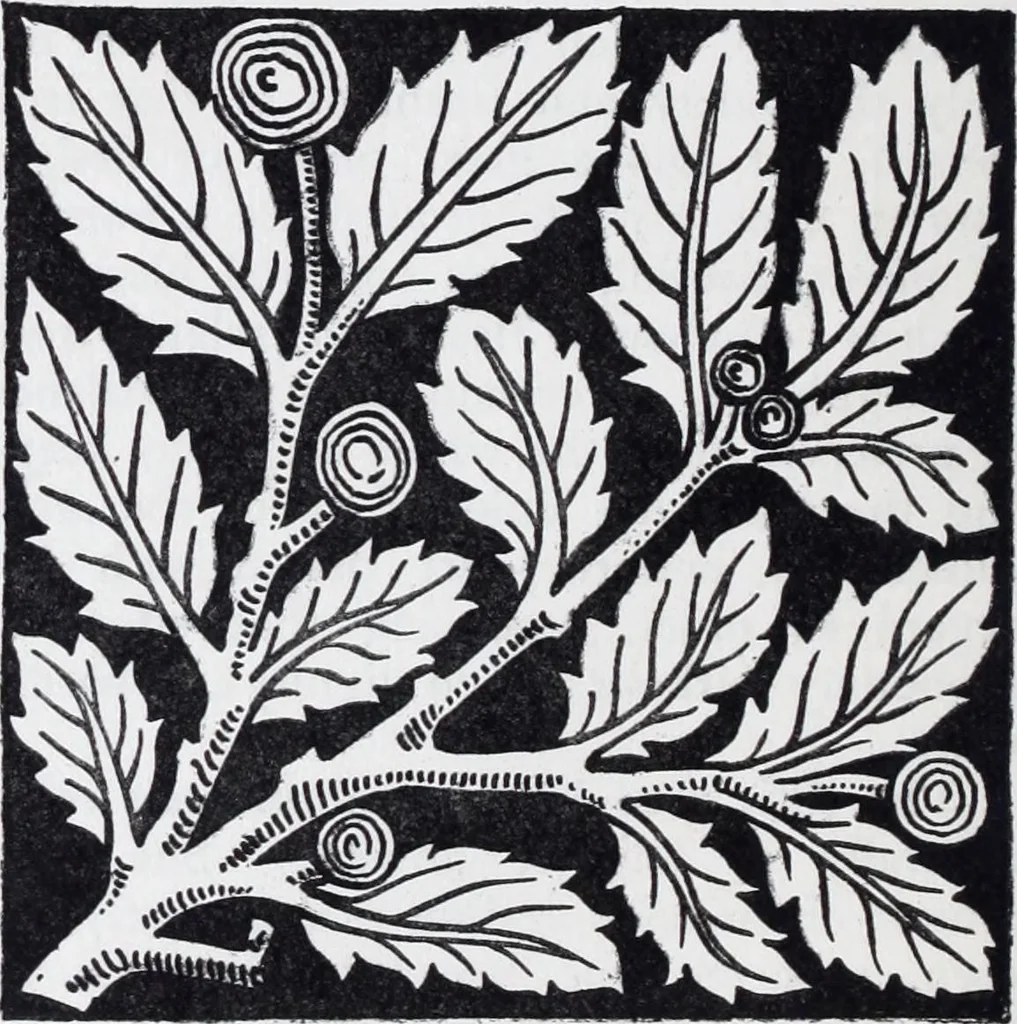 An illustration from Embroidery : a collection of articles on subjects connected with the study of fine needlework, including stitches, materials, methods of work, and designing, and history ..., 1909, leaf 27