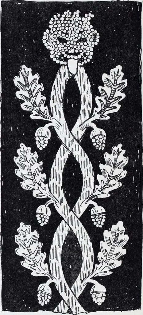 An illustration from Embroidery : a collection of articles on subjects connected with the study of fine needlework, including stitches, materials, methods of work, and designing, and history ..., 1909, leaf 73