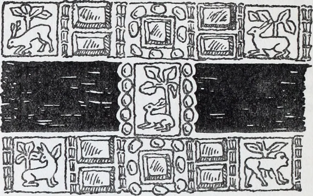 An illustration from Embroidery : a collection of articles on subjects connected with the study of fine needlework, including stitches, materials, methods of work, and designing, and history ..., 1909, leaf 75