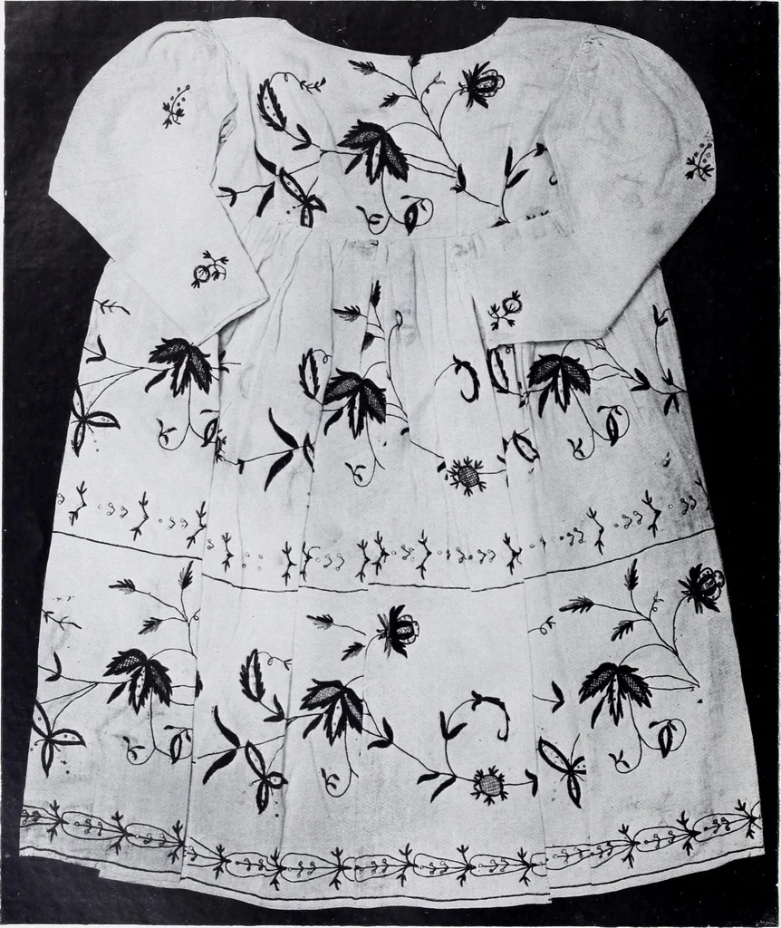 An illustration from Embroidery : a collection of articles on subjects connected with the study of fine needlework, including stitches, materials, methods of work, and designing, and history ..., 1909, leaf 85