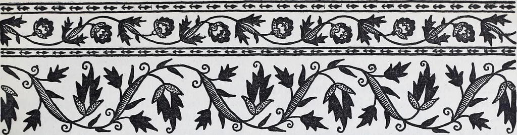 An illustration from Embroidery : a collection of articles on subjects connected with the study of fine needlework, including stitches, materials, methods of work, and designing, and history ..., 1909, leaf 86