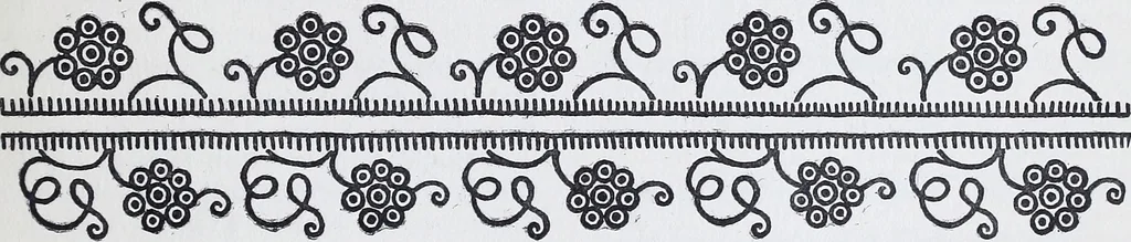 An illustration from Embroidery : a collection of articles on subjects connected with the study of fine needlework, including stitches, materials, methods of work, and designing, and history ..., 1909, leaf 98