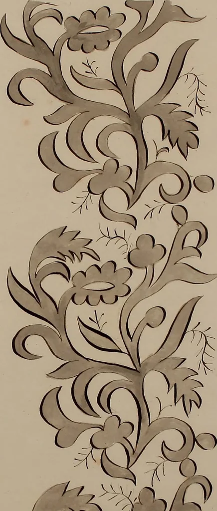 An illustration from [Embroidery designs, 1850, leaf 100