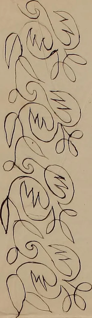 An illustration from [Embroidery designs, 1850, leaf 140