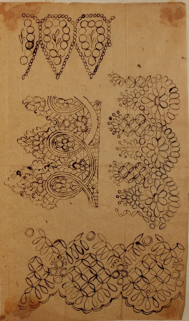 An illustration from [Embroidery designs, 1850, leaf 144
