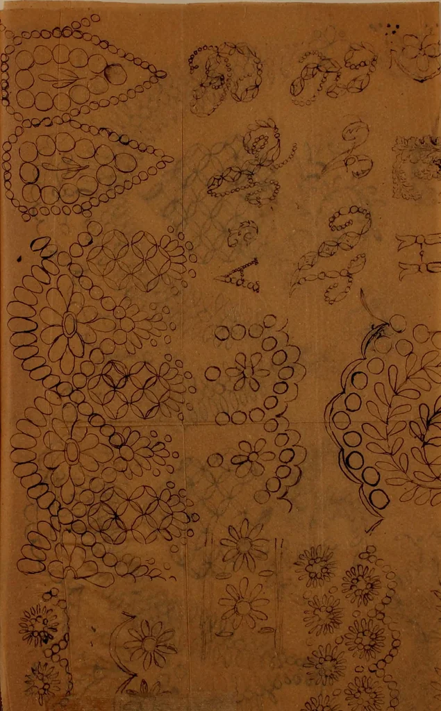 An illustration from [Embroidery designs, 1850, leaf 150