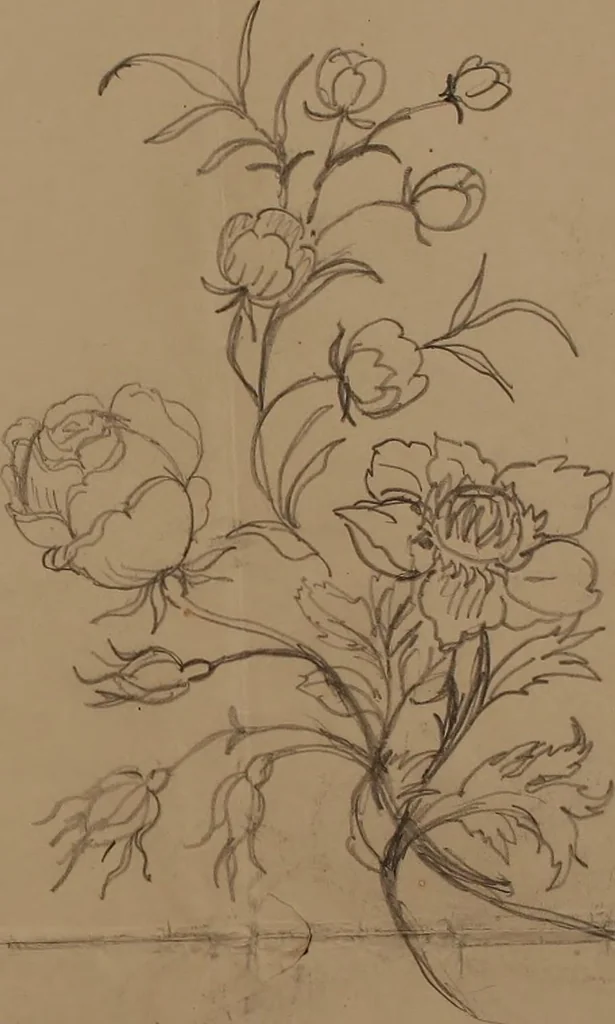 An illustration from [Embroidery designs, 1850, leaf 152