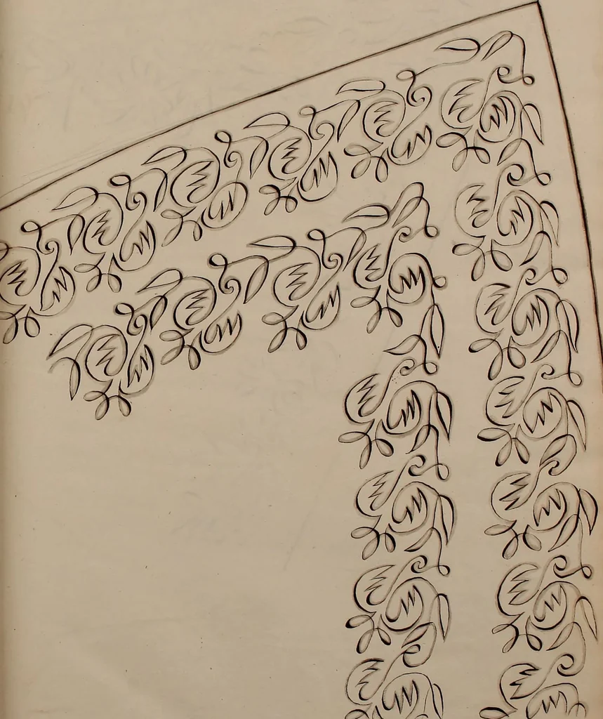 An illustration from [Embroidery designs, 1850, leaf 22