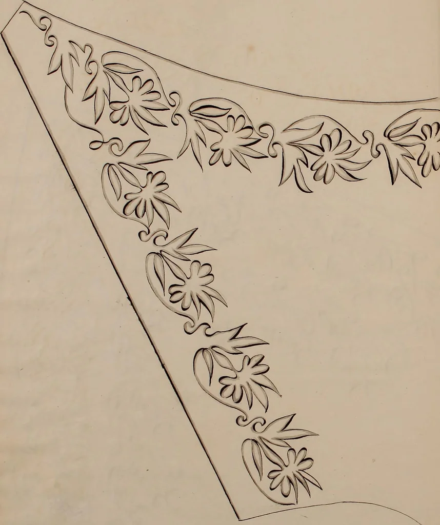 An illustration from [Embroidery designs, 1850, leaf 25