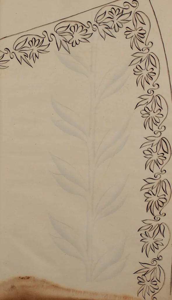 An illustration from [Embroidery designs, 1850, leaf 26