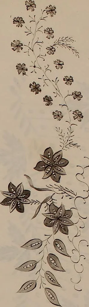 An illustration from [Embroidery designs, 1850, leaf 32