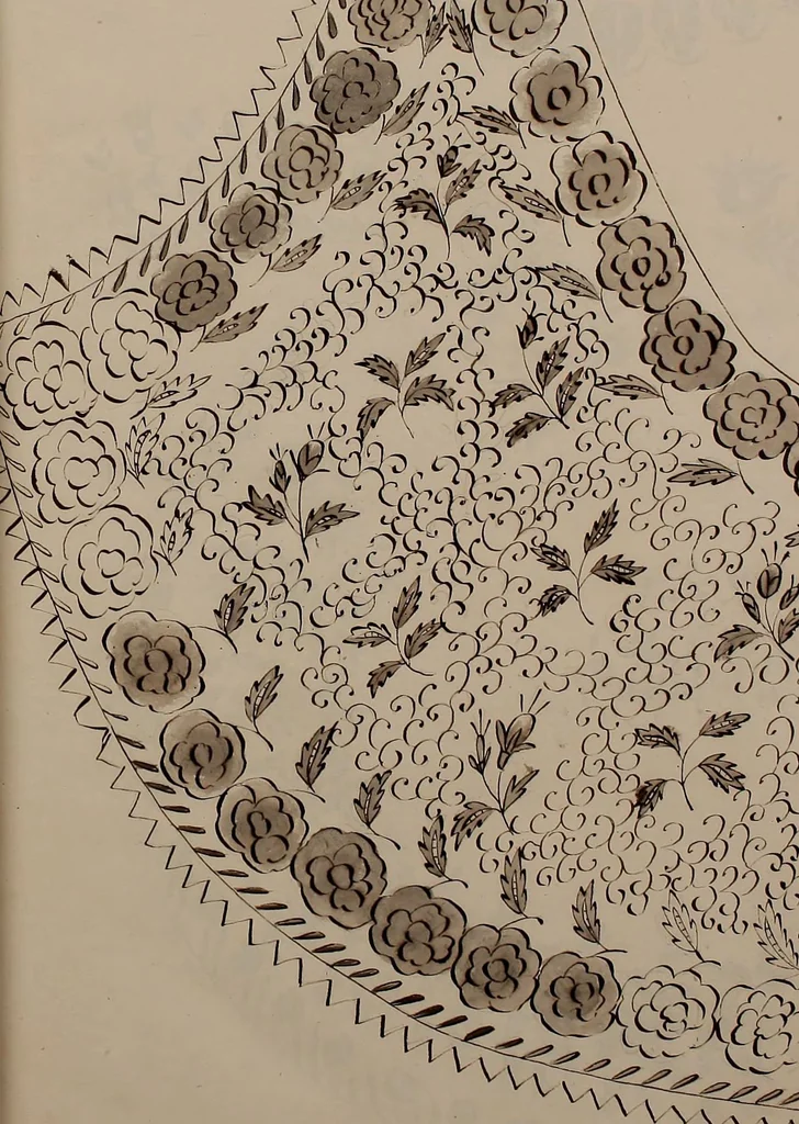 An illustration from [Embroidery designs, 1850, leaf 36