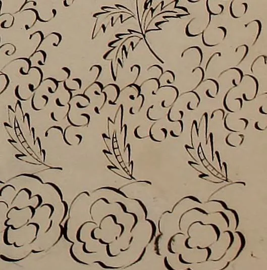 An illustration from [Embroidery designs, 1850, leaf 36