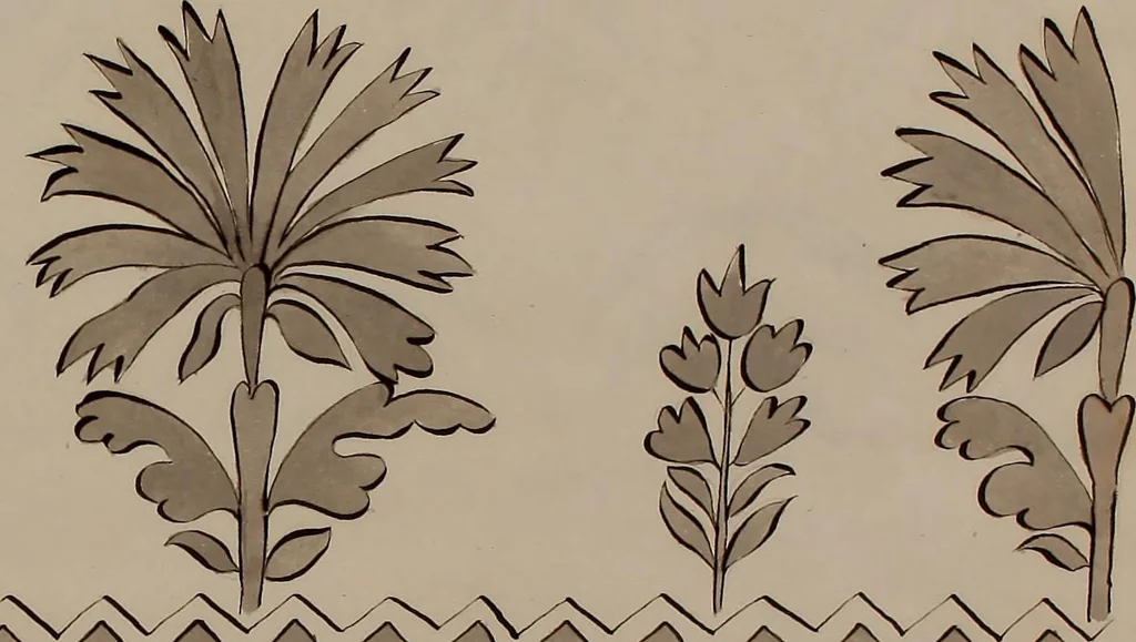 An illustration from [Embroidery designs, 1850, leaf 40