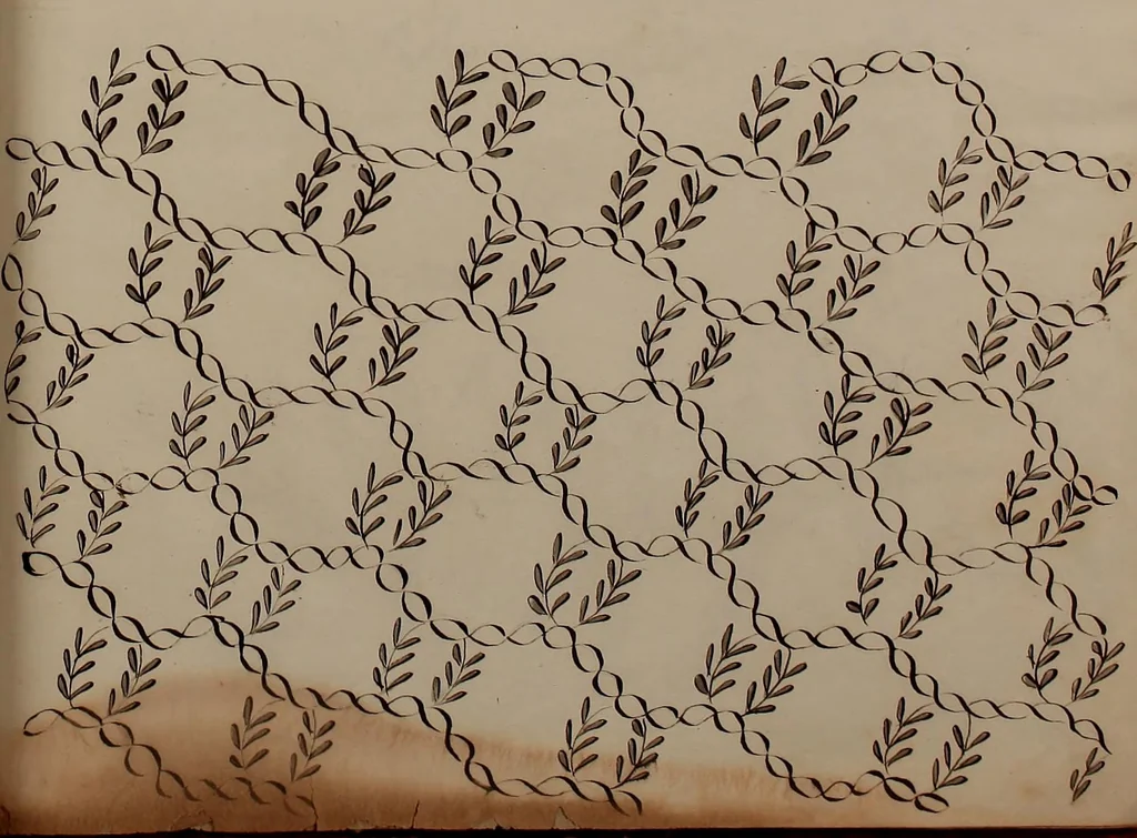 An illustration from [Embroidery designs, 1850, leaf 40