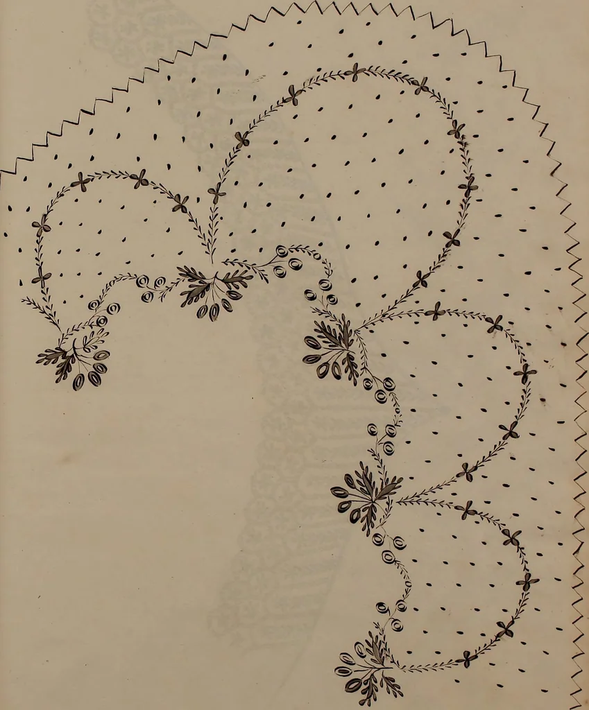 An illustration from [Embroidery designs, 1850, leaf 46