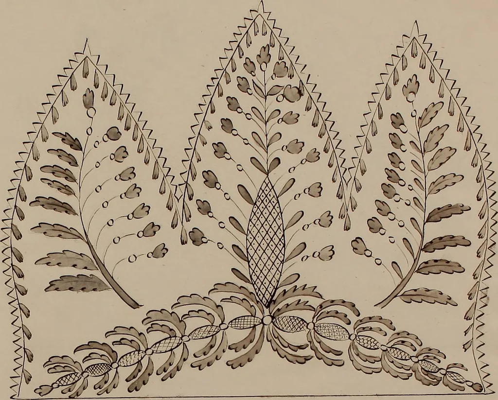 An illustration from [Embroidery designs, 1850, leaf 52