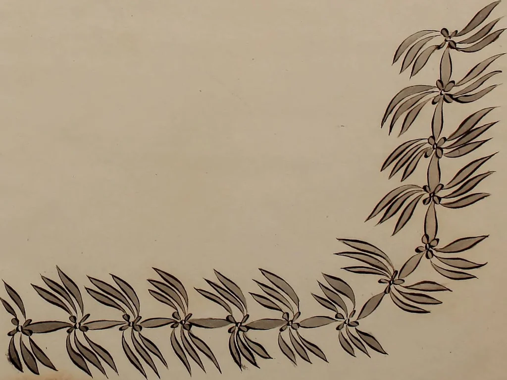 An illustration from [Embroidery designs, 1850, leaf 52