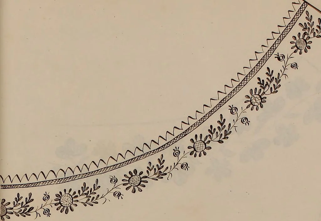An illustration from [Embroidery designs, 1850, leaf 62
