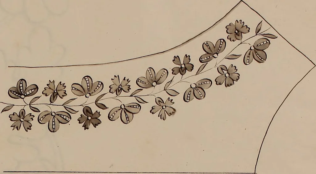 An illustration from [Embroidery designs, 1850, leaf 64