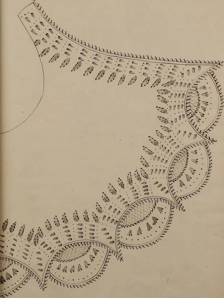 An illustration from [Embroidery designs, 1850, leaf 74