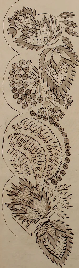 An illustration from [Embroidery designs, 1850, leaf 83