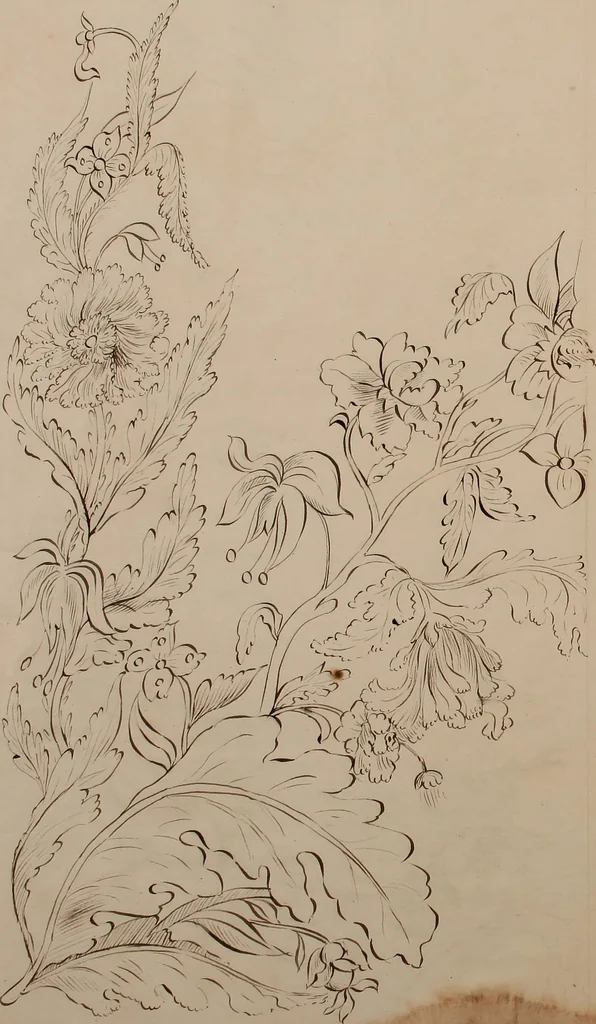 An illustration from [Embroidery designs, 1850, leaf 97
