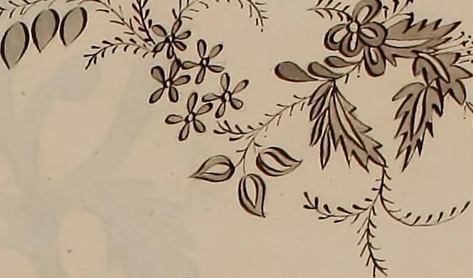 An illustration from [Embroidery designs, 1850, leaf 98