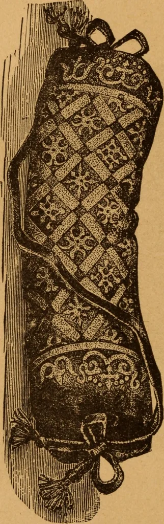 An illustration from Embroidery and fancy work, containing directions for embroidering, painting, modelling, carving, etc, 1899, leaf 137