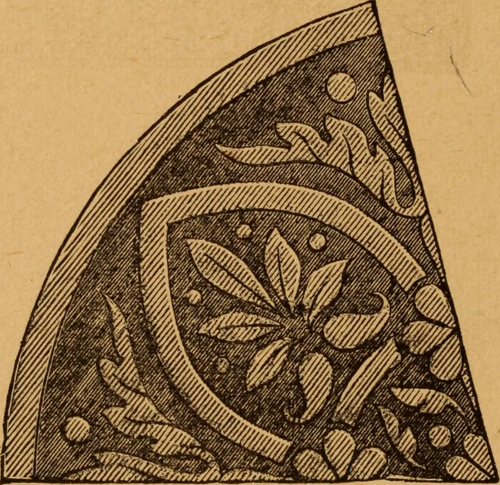 An illustration from Embroidery and fancy work, containing directions for embroidering, painting, modelling, carving, etc, 1899, leaf 151