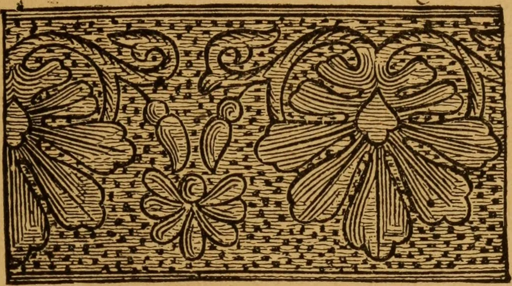 An illustration from Embroidery and fancy work, containing directions for embroidering, painting, modelling, carving, etc, 1899, leaf 152