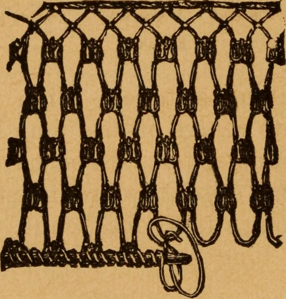 An illustration from Embroidery and fancy work, containing directions for embroidering, painting, modelling, carving, etc, 1899, leaf 159