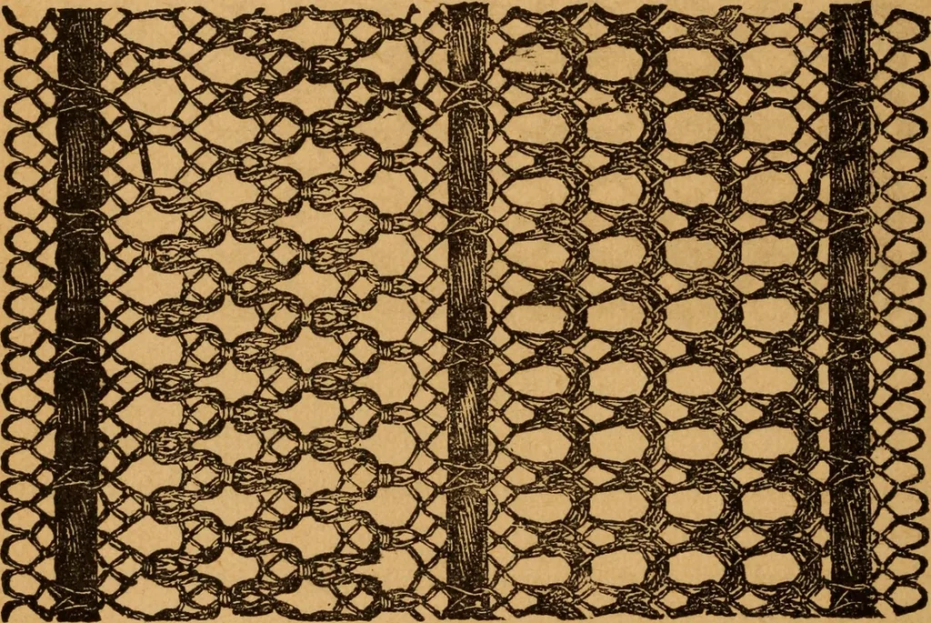 An illustration from Embroidery and fancy work, containing directions for embroidering, painting, modelling, carving, etc, 1899, leaf 163