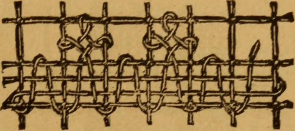 An illustration from Embroidery and fancy work, containing directions for embroidering, painting, modelling, carving, etc, 1899, leaf 172